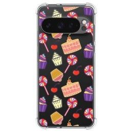 Funda Silicona Antigolpes para Google Pixel 9 Pro XL 5G diseño Dulces 01 Dibujos