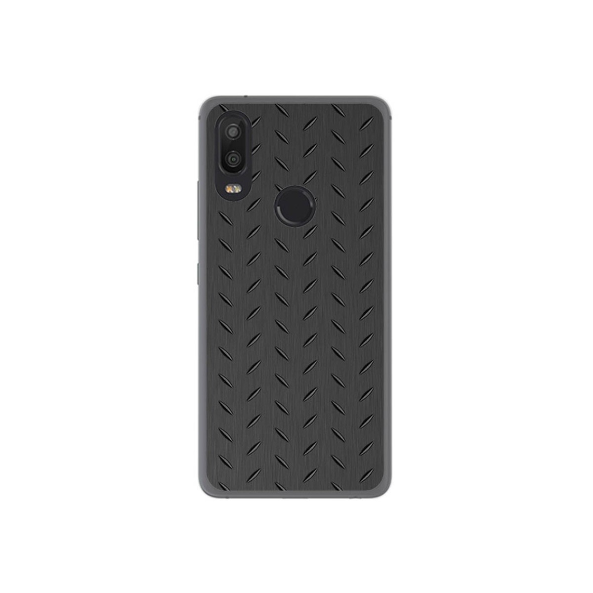 Funda Gel Tpu para Bq Aquaris X2 / X2 Pro Diseño Metal Dibujos