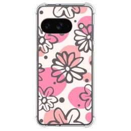 Funda Silicona Antigolpes para Google Pixel 9 5G diseño Flores 09 Dibujos