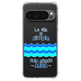 Funda Silicona Antigolpes para Google Pixel 9 Pro 5G diseño Agua Dibujos
