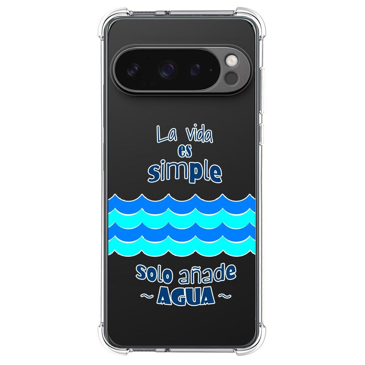 Funda Silicona Antigolpes para Google Pixel 9 Pro 5G diseño Agua Dibujos