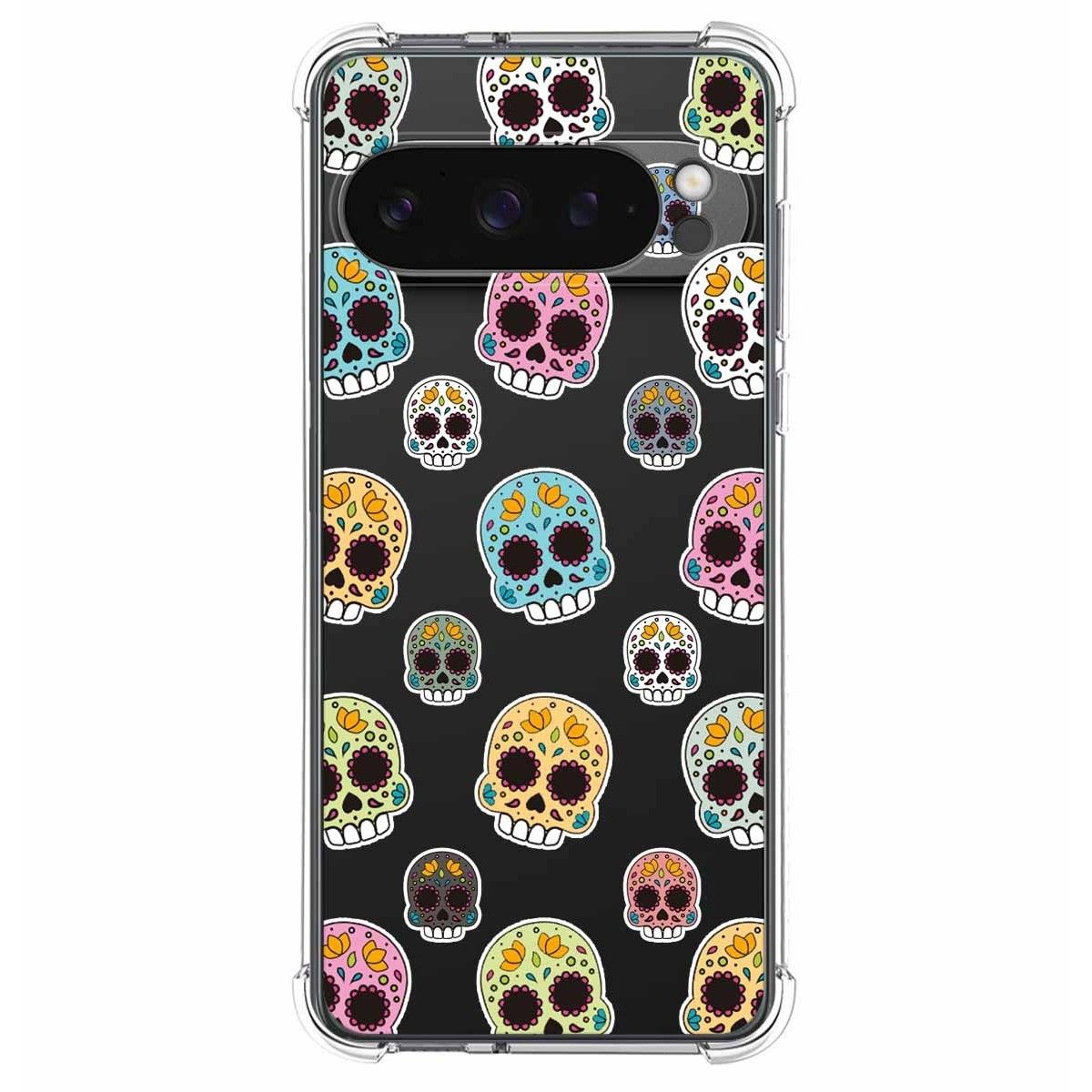 Funda Silicona Antigolpes para Google Pixel 9 Pro 5G diseño Catrina Dibujos