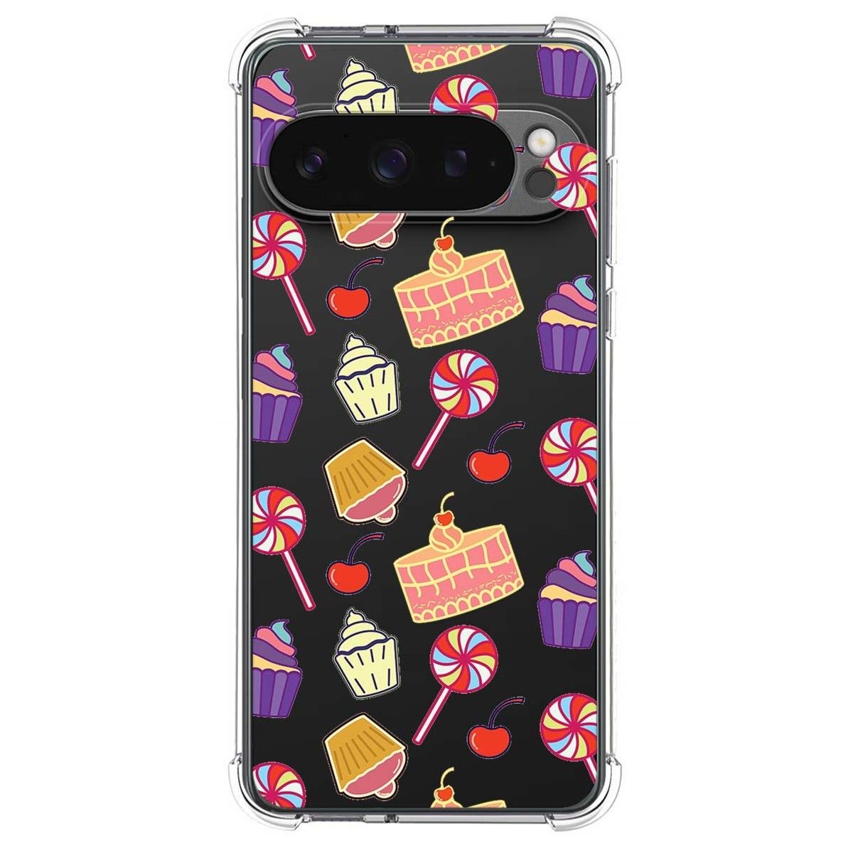 Funda Silicona Antigolpes para Google Pixel 9 Pro 5G diseño Dulces 01 Dibujos
