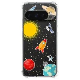 Funda Silicona Antigolpes para Google Pixel 9 Pro 5G diseño Espacio Dibujos