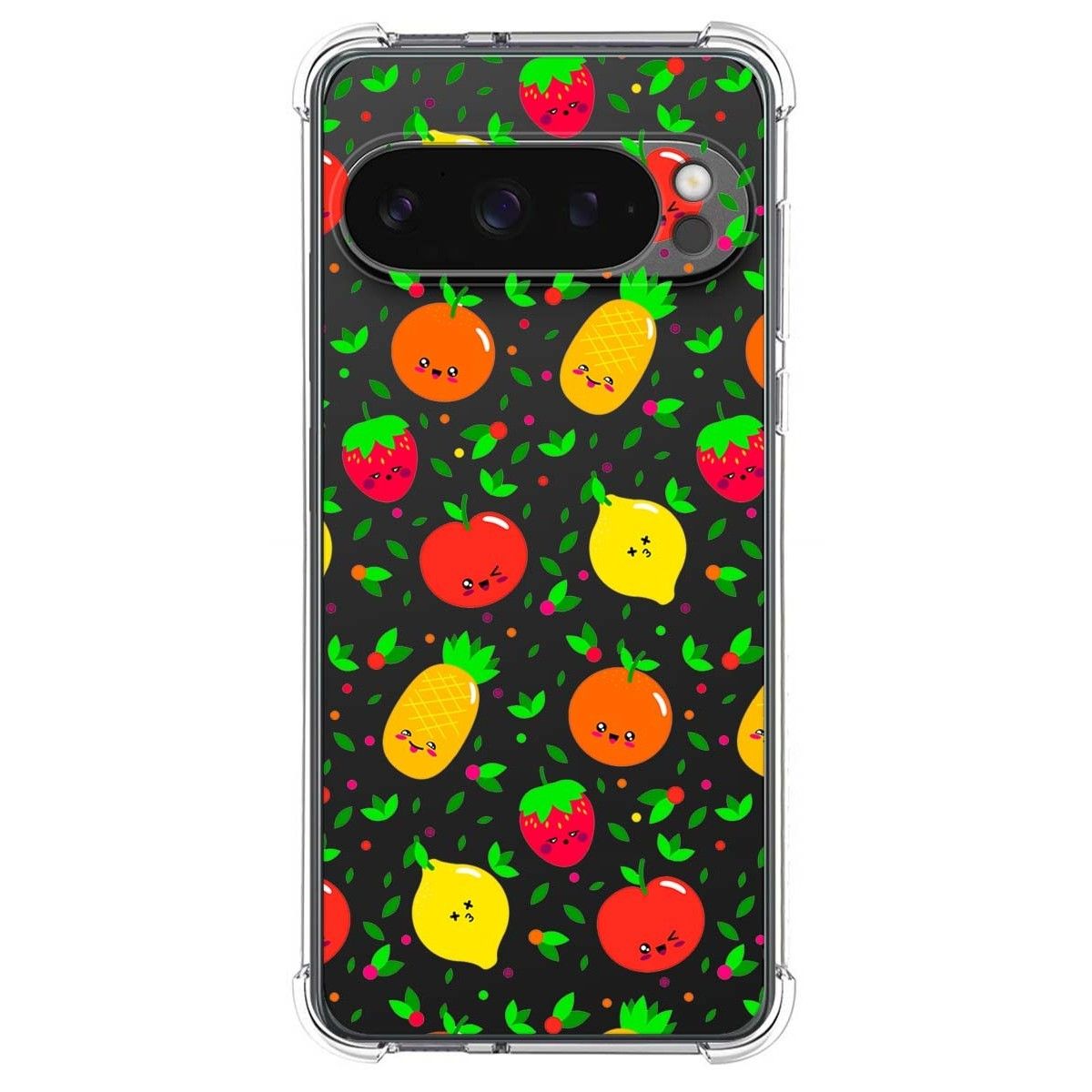 Funda Silicona Antigolpes para Google Pixel 9 Pro 5G diseño Frutas 01 Dibujos