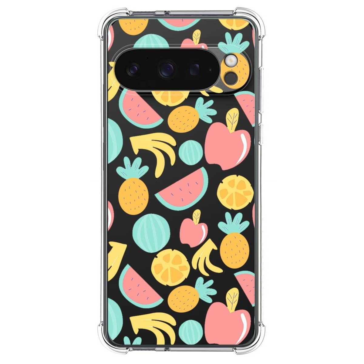 Funda Silicona Antigolpes para Google Pixel 9 Pro 5G diseño Frutas 02 Dibujos