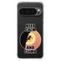 Funda Silicona Antigolpes para Google Pixel 9 Pro 5G diseño Mujer Escalada Dibujos