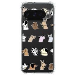 Funda Silicona Antigolpes para Google Pixel 9 Pro 5G diseño Perros Dibujos