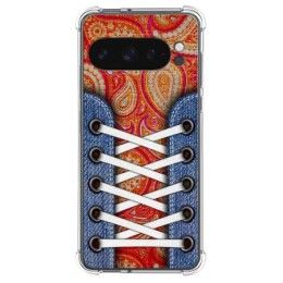 Funda Silicona Antigolpes para Google Pixel 9 Pro 5G diseño Zapatillas 10 Dibujos