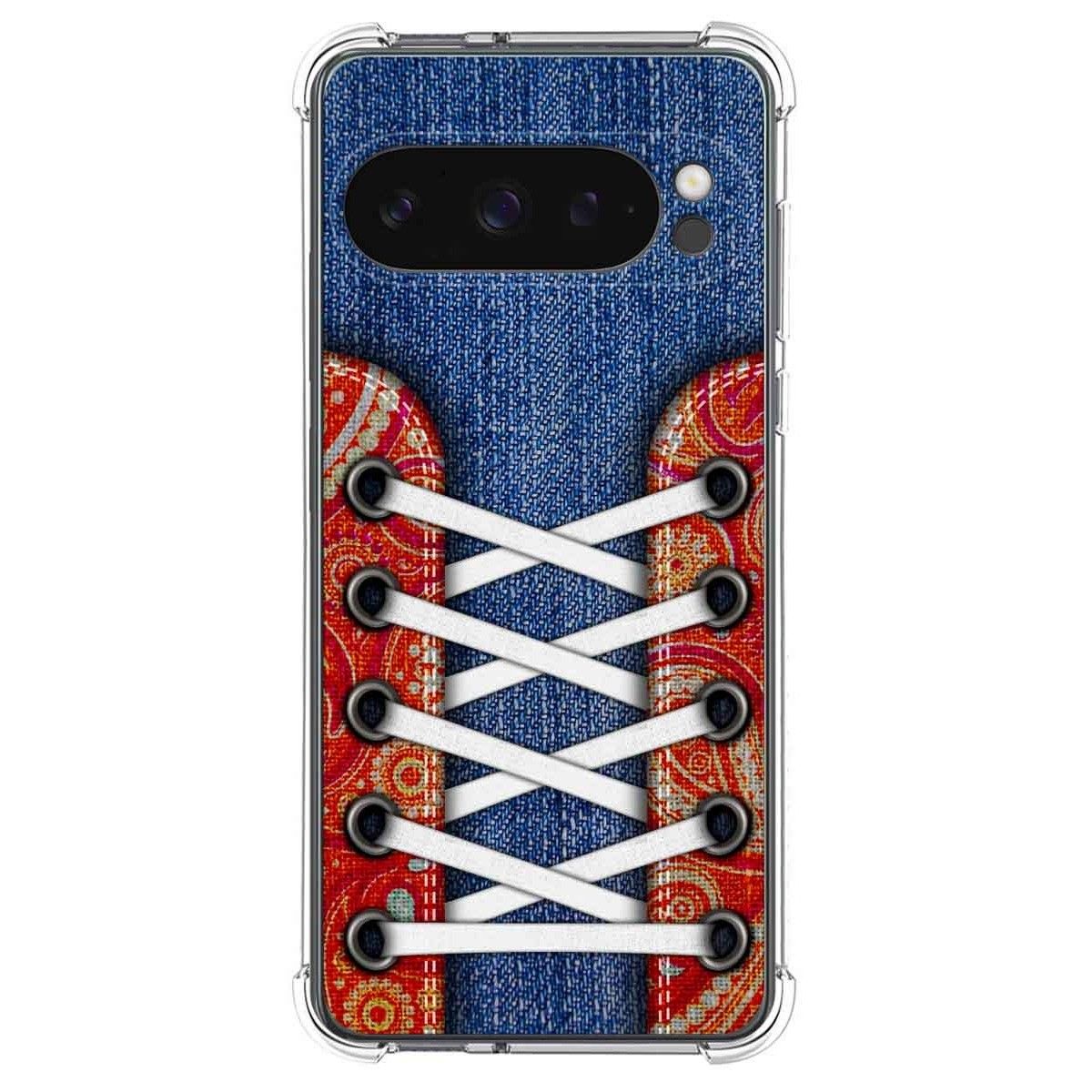 Funda Silicona Antigolpes para Google Pixel 9 Pro 5G diseño Zapatillas 11 Dibujos