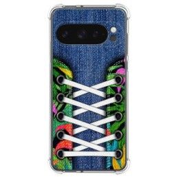 Funda Silicona Antigolpes para Google Pixel 9 Pro 5G diseño Zapatillas 13 Dibujos