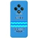 Funda Silicona Líquida Azul para Oppo Reno 12F 4G / 12 F 5G diseño Agua Dibujos