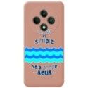 Funda Silicona Líquida Rosa para Oppo Reno 12F 4G / 12 F 5G diseño Agua Dibujos