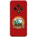 Funda Silicona Líquida Roja para Oppo Reno 12F 4G / 12 F 5G diseño Adventure Dibujos