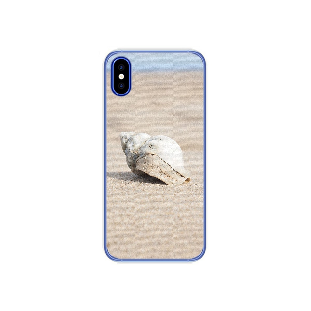 Funda Gel Tpu para Doogee X55 Diseño Concha Dibujos