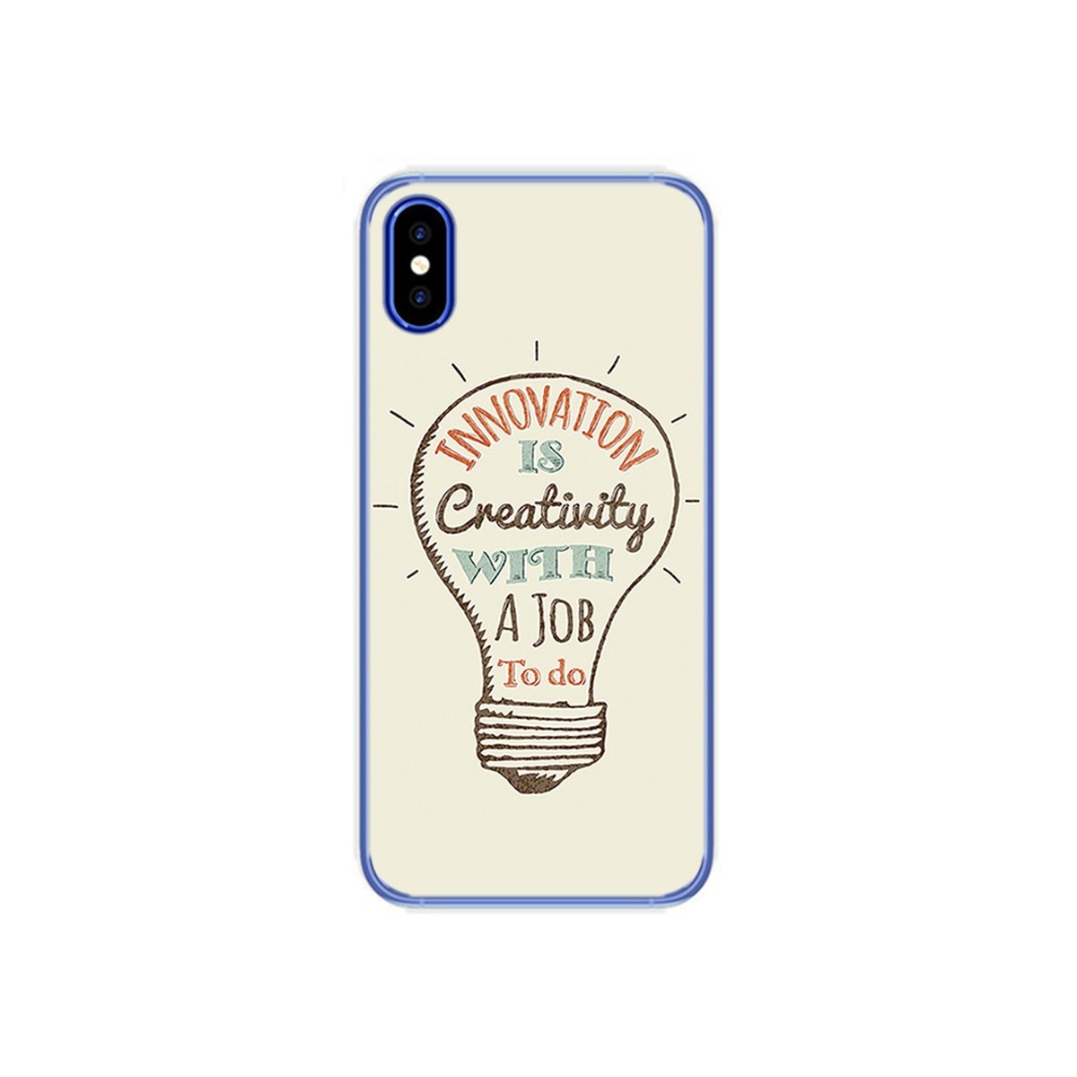 Funda Gel Tpu para Doogee X55 Diseño Creativity Dibujos