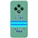 Funda Silicona Líquida Verde para Oppo Reno 12FS 4G / 12 FS 5G diseño Agua Dibujos