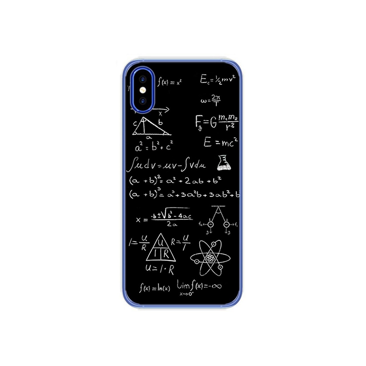 Funda Gel Tpu para Doogee X55 Diseño Formulas Dibujos