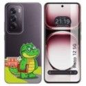 Funda Silicona Transparente para Oppo Reno 12 5G diseño Coco Dibujos