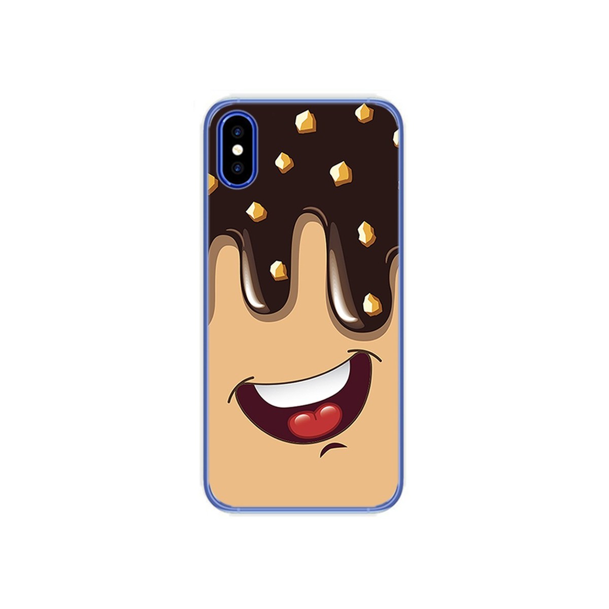 Funda Gel Tpu para Doogee X55 Diseño Helado Chocolate Dibujos