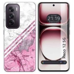 Funda Silicona para Oppo Reno 12 5G diseño Mármol 03 Dibujos