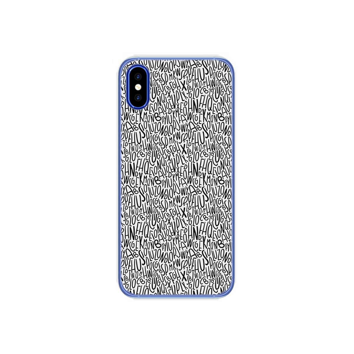 Funda Gel Tpu para Doogee X55 Diseño Letras Dibujos