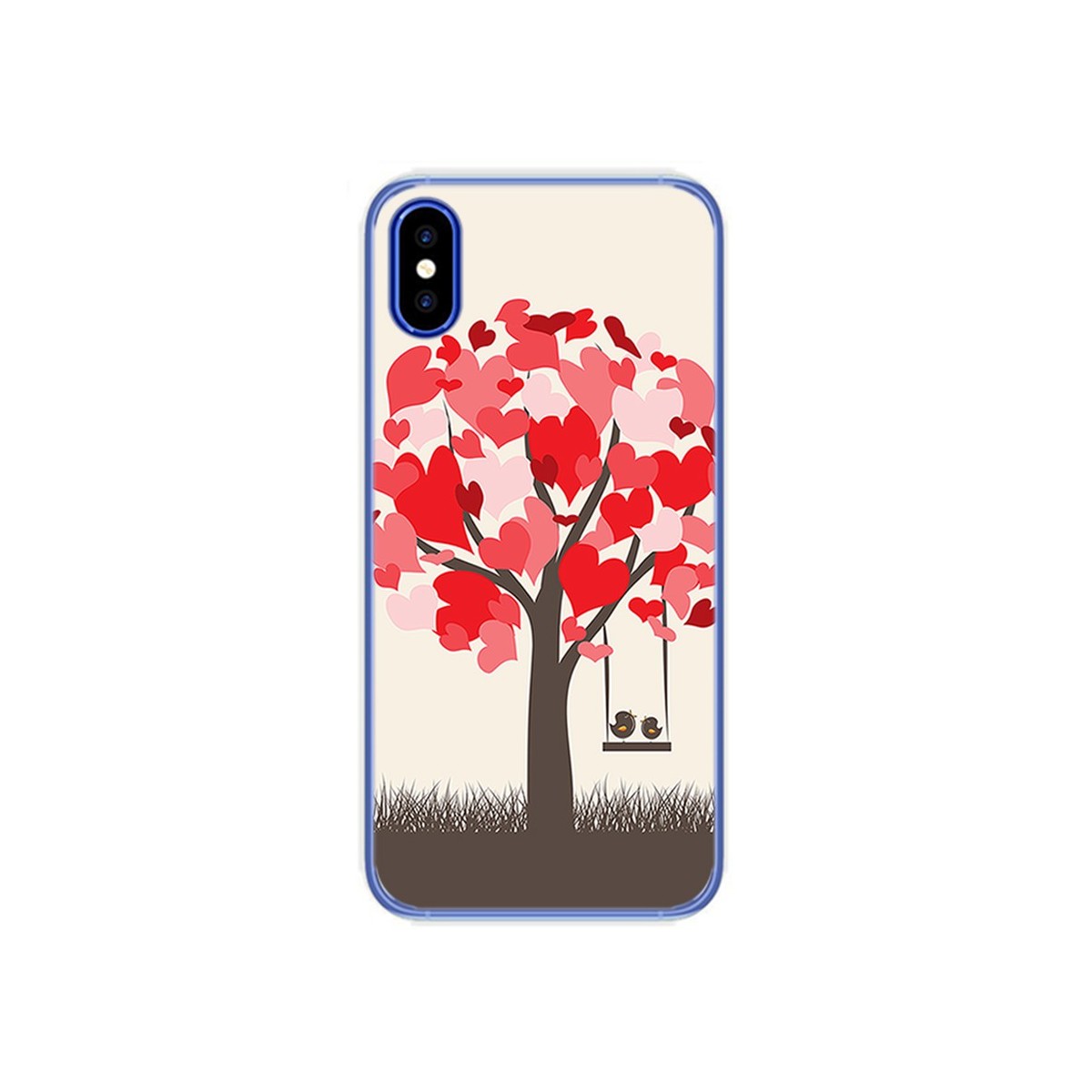 Funda Gel Tpu para Doogee X55 Diseño Pajaritos Dibujos