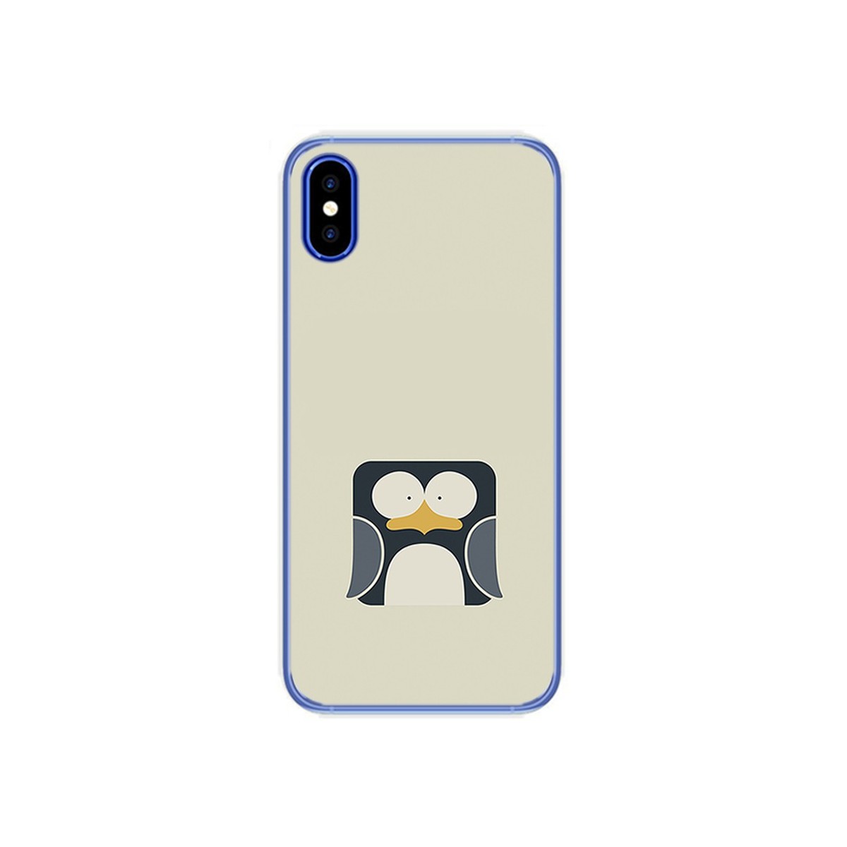 Funda Gel Tpu para Doogee X55 Diseño Pingüino Dibujos
