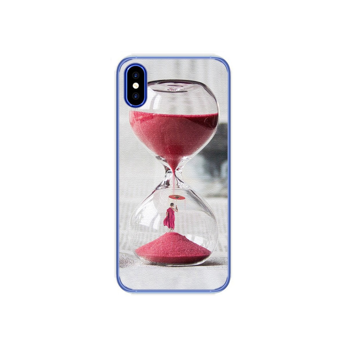 Funda Gel Tpu para Doogee X55 Diseño Reloj Dibujos