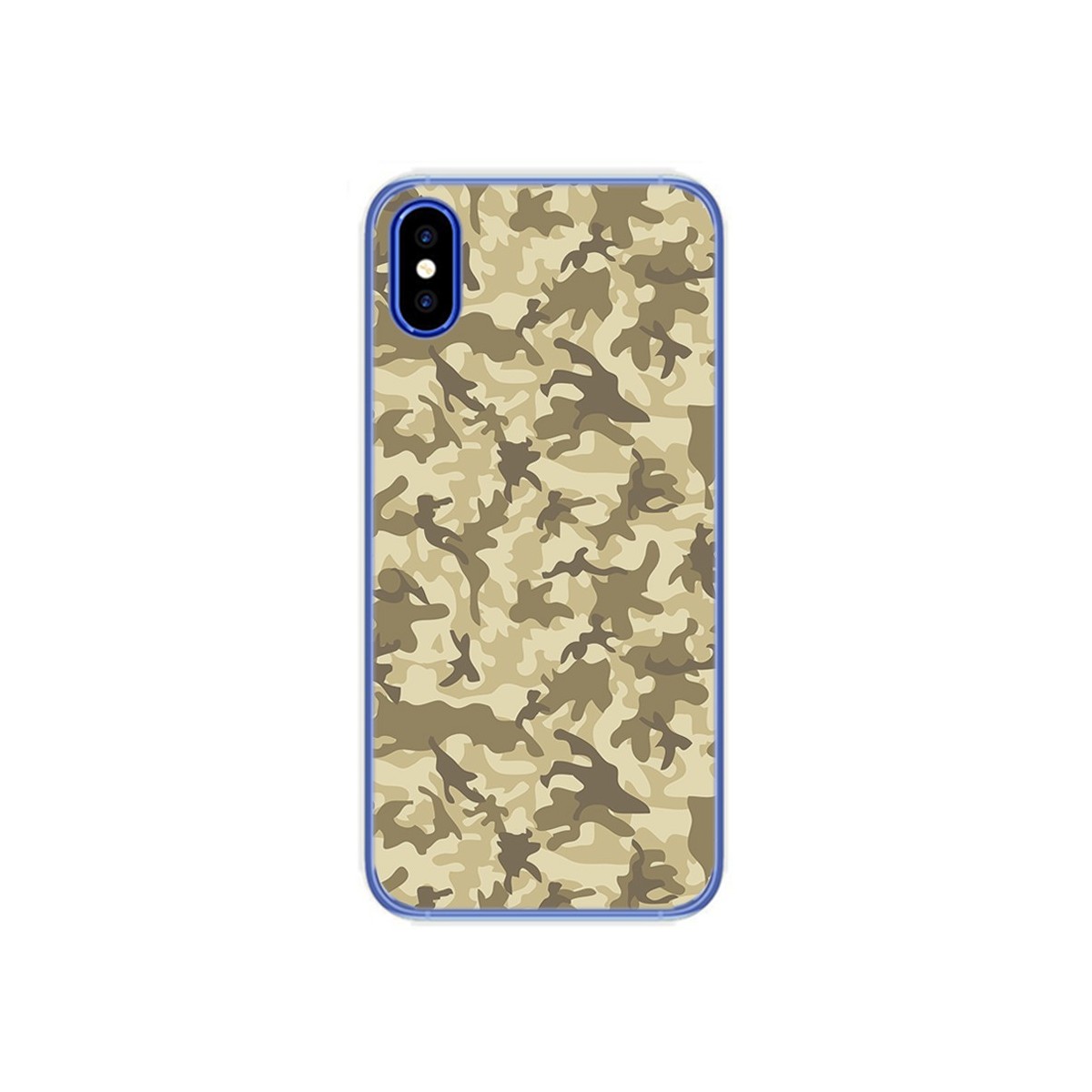 Funda Gel Tpu para Doogee X55 Diseño Sand Camuflaje Dibujos