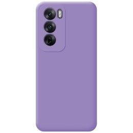 Funda Silicona Líquida Ultra Suave para Oppo Reno 12 5G color Morada 2