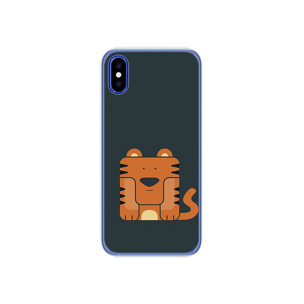 Funda Gel Tpu para Doogee X55 Diseño Tigre Dibujos