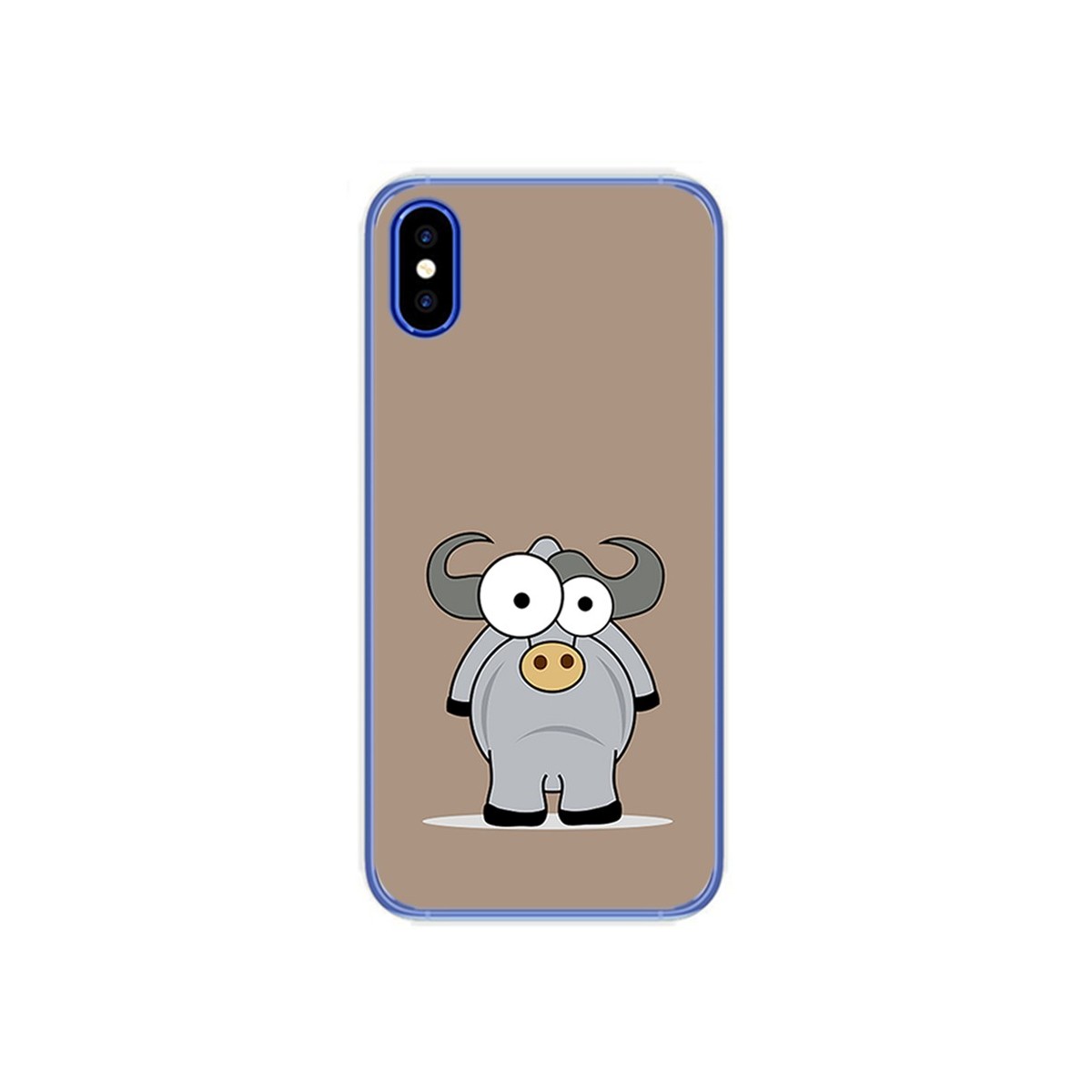 Funda Gel Tpu para Doogee X55 Diseño Toro Dibujos