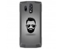 Funda Gel Tpu para Homtom HT70 Diseño Barba Dibujos