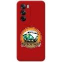 Funda Silicona Líquida Roja para Oppo Reno 12 Pro 5G diseño Adventure Dibujos