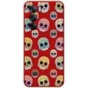 Funda Silicona Líquida Roja para Oppo Reno 12 Pro 5G diseño Catrina Dibujos