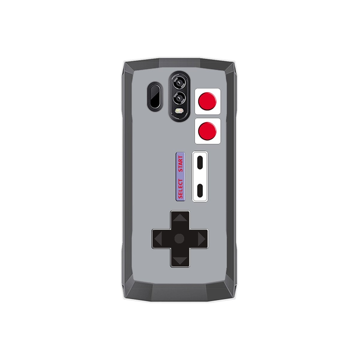 Funda Gel Tpu para Homtom HT70 Diseño Consola Dibujos
