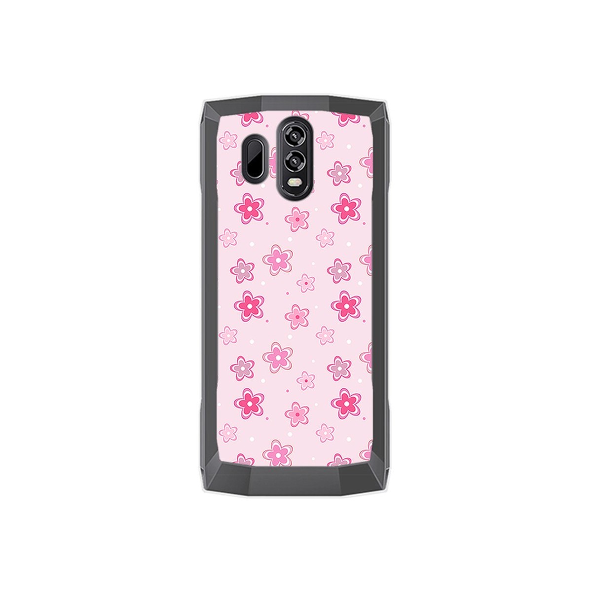 Funda Gel Tpu para Homtom HT70 Diseño Flores Dibujos