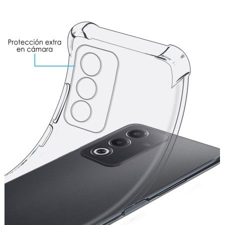 Funda Silicona Antigolpes Transparente para Oppo A80 5G