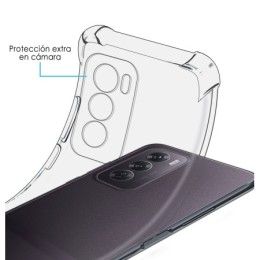 Funda Silicona Antigolpes Transparente para Oppo Reno 12 Pro 5G 2