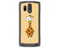 Funda Gel Tpu para Homtom HT70 Diseño Jirafa Dibujos