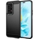 Funda Gel Tpu Tipo Carbon Negra para Huawei Honor 200 Lite 5G