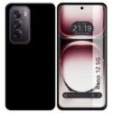 Funda Silicona Gel TPU Negra para Oppo Reno 12 5G