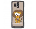 Funda Gel Tpu para Homtom HT70 Diseño Leon Dibujos