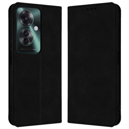 Funda Libro de Polipiel con tarjetero para Oppo Reno 11F 5G color Negra