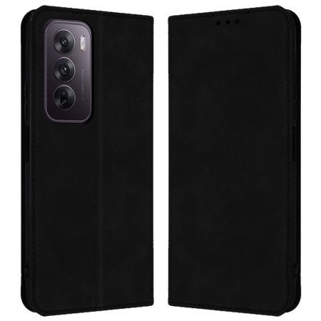 Funda Libro de Polipiel con tarjetero para Oppo Reno 12 5G color Negra