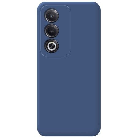 Funda Silicona Líquida Ultra Suave para Oppo A80 5G color Azul Oscuro