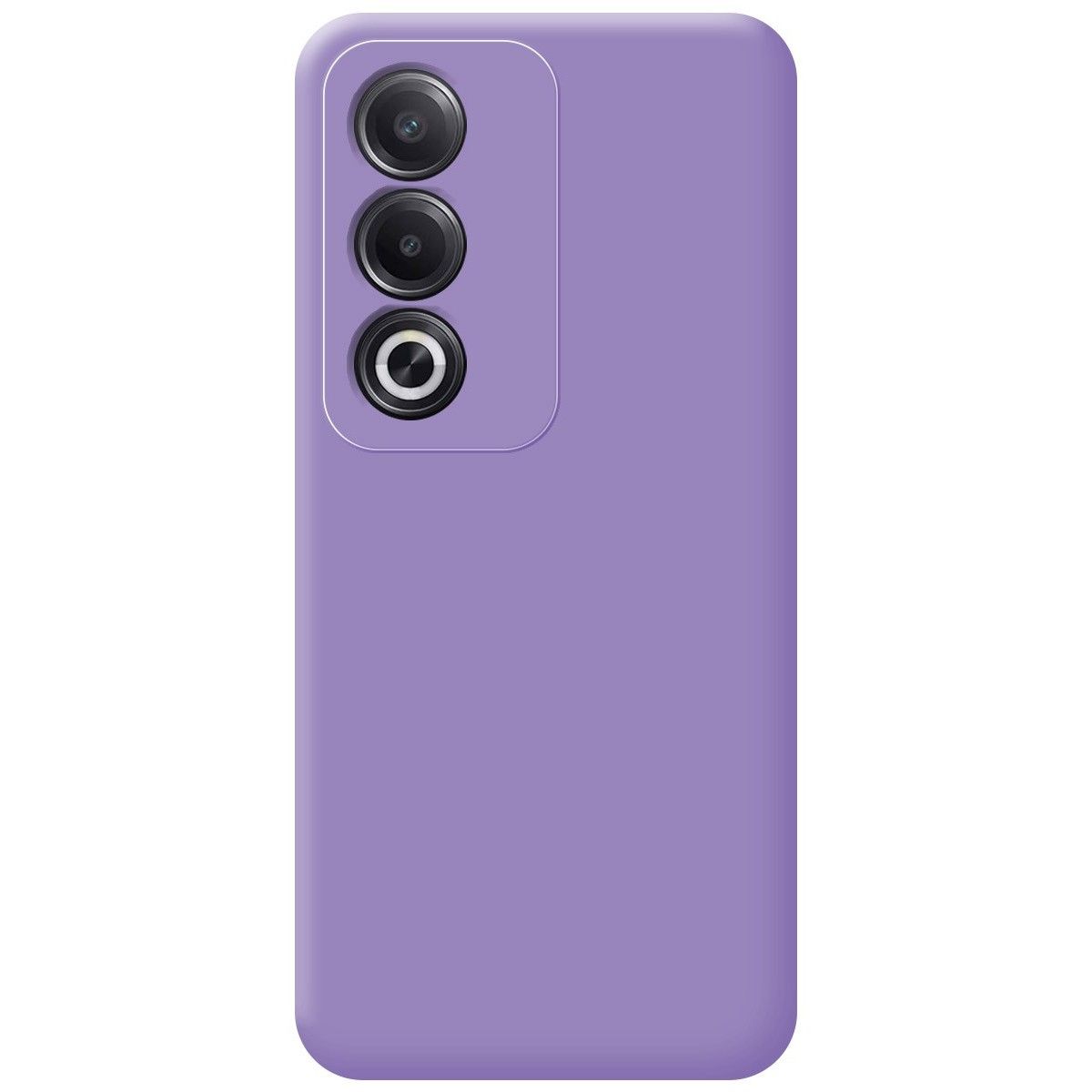 Funda Silicona Líquida Ultra Suave para Oppo A80 5G color Morado
