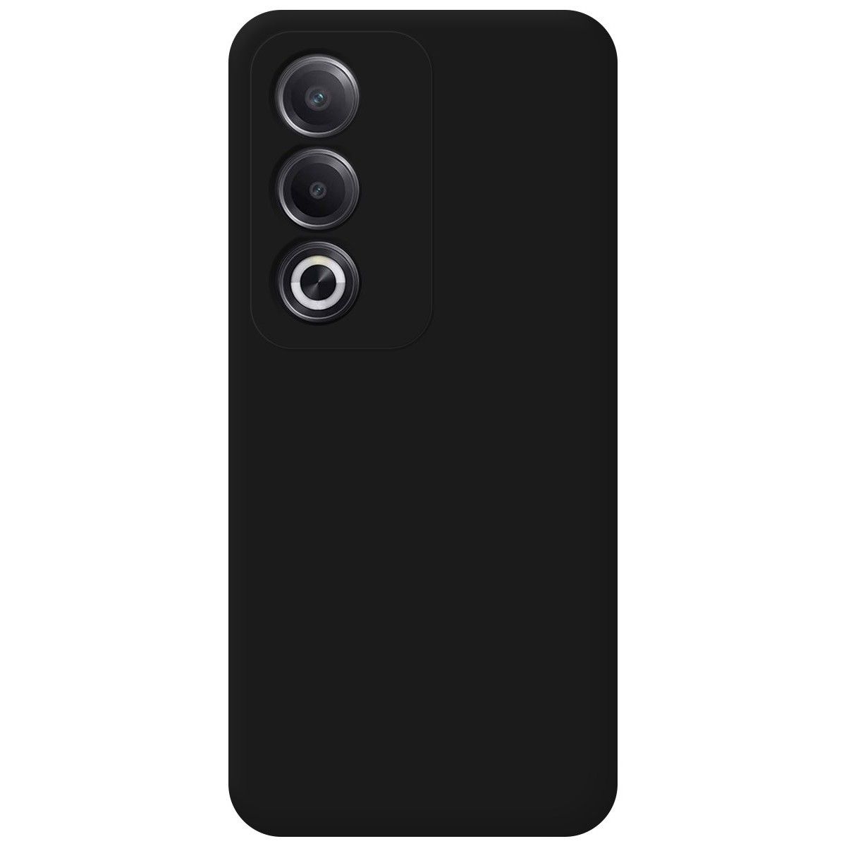 Funda Silicona Líquida Ultra Suave para Oppo A80 5G color Negro