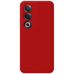 Funda Silicona Líquida Ultra Suave para Oppo A80 5G color Rojo 2